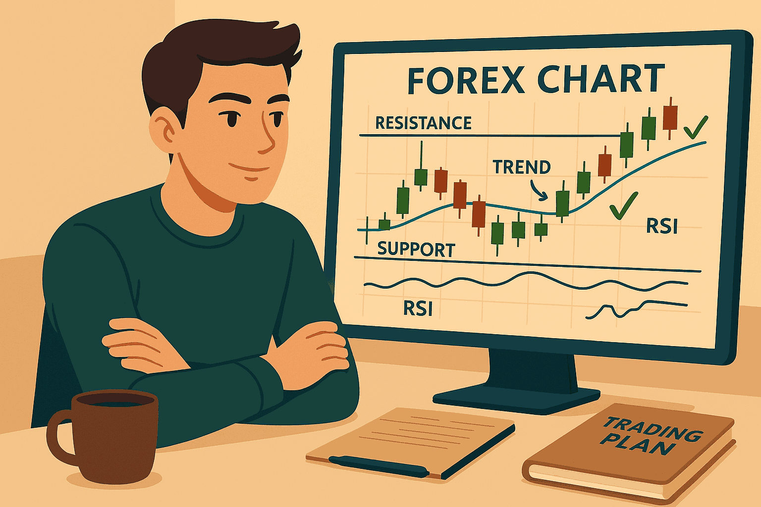 How to Read Forex Charts: Beginner’s Guide [2025]